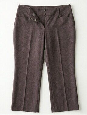 Ricki's Size 18 Dark Brown Trousers Career Professional‎ Minimalist Office Pants